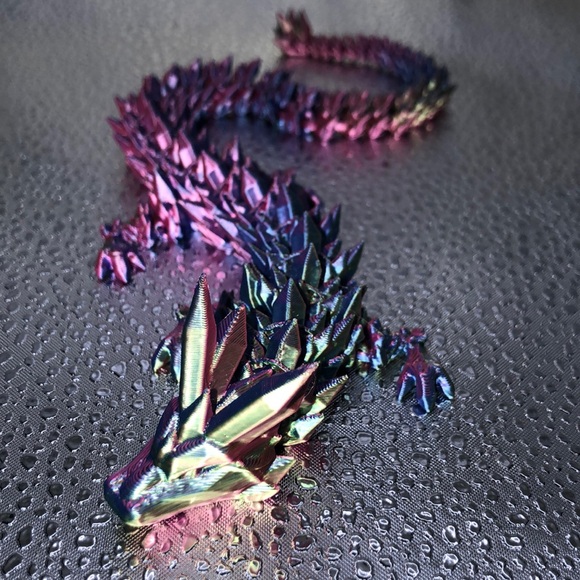 3D Printed Crystal Dragon - Picture 5 of 8